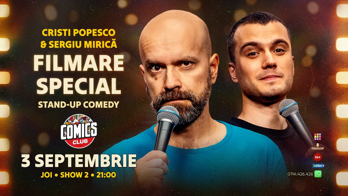 Filmare Special - Cristi Popesco & Sergiu Mirică la ComicsClub! - Show 2 — București