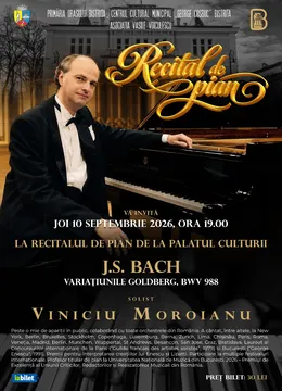 Recital de pian - Viniciu Moroianu — Bistrița