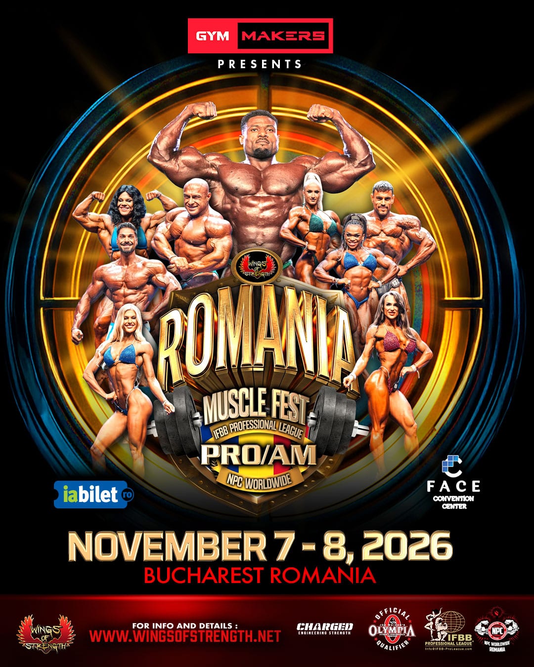 Romania Muscle Fest Pro-Am & Muscle Con — București