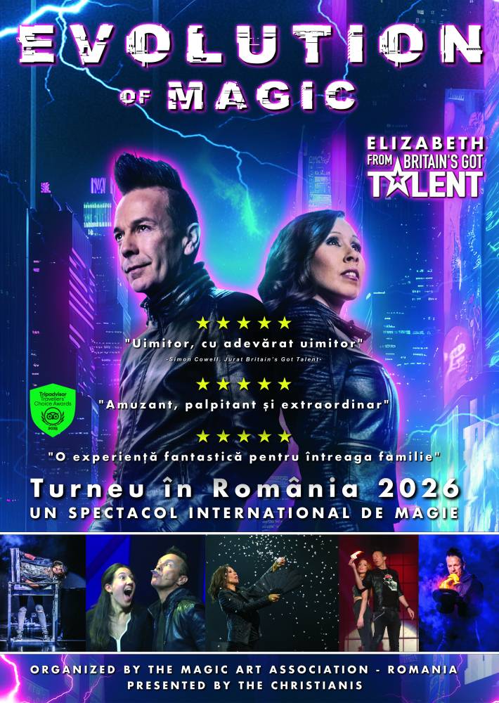 Spectacolul The Evolution of Magic — București