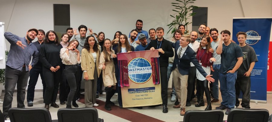 Toastmasters Cluj weekly public-speaking meeting — Cluj